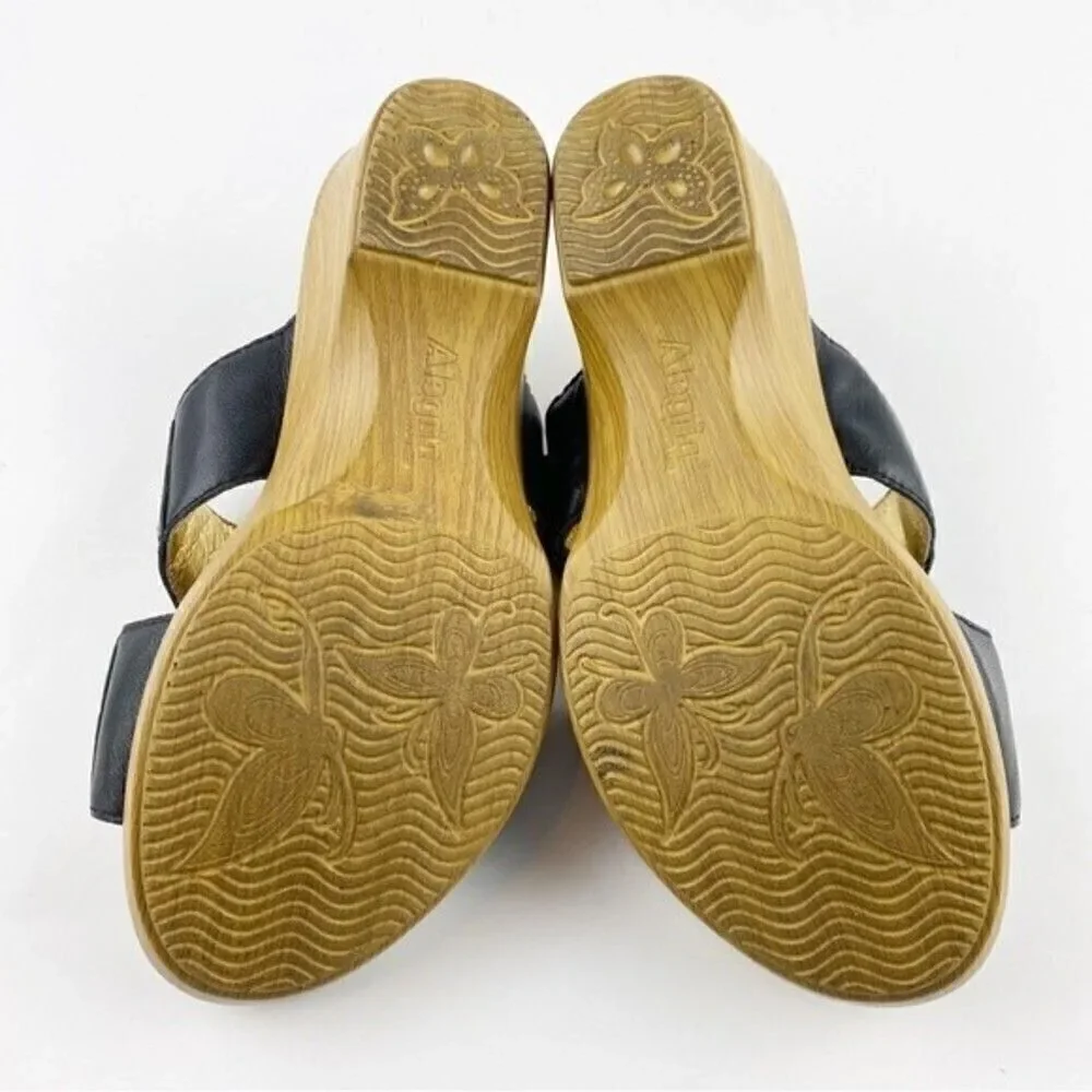 Alegria Linn Floral Embroidered Slip On Leather Sandals Size 38/8-8.5 - Picture 11 of 12